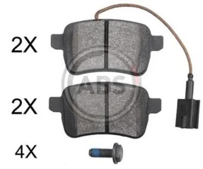 Гальмiвнi колодки дисковi A.B.S. 37775