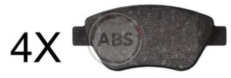 Гальмівні колодки дискові A.B.S. 37817