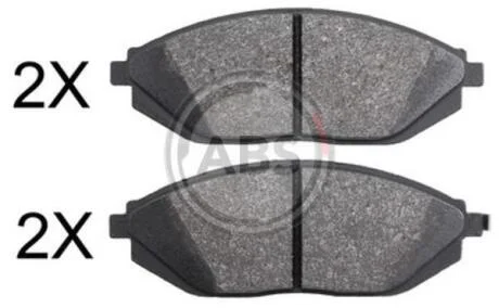 Гальмівні колодки пер. Spark 10- (Akebono) A.B.S. 37842