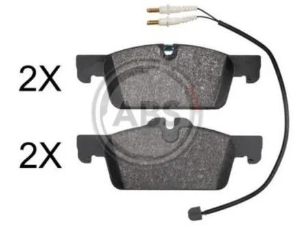 Комплект тормозных колодок, дисковый тормоз A.B.S. 37888