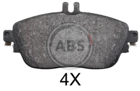Комплект гальмівних накладок, дискове гальмо A.B.S. 37911