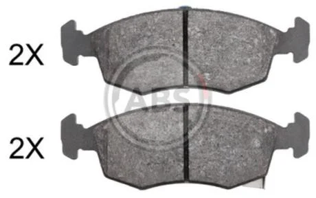 Колодки гальмівні дискові, комплект A.B.S. 37917