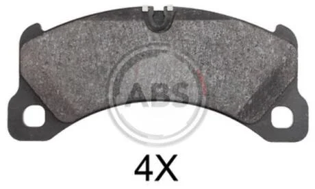 Колодки гальмівні дискові, комплект A.B.S. 37918