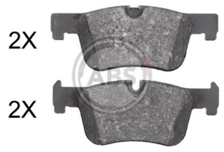 Колодка торм. BMW 3(F30) 1.6 2.0 2011-, BMW 1 (F20) 2010- передн. (ABS) A.B.S. 37921