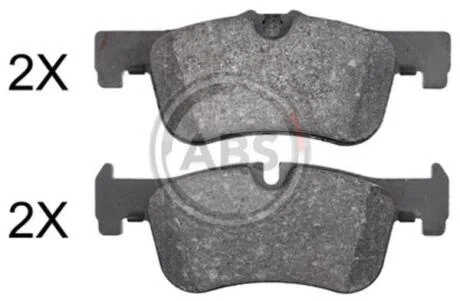 Колодки гальмівні дискові, комплект A.B.S. 37922