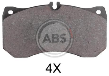 Колодки гальмівні дискові, комплект A.B.S. 37962