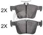 Колодка торм. диск. VW GOLF VII 2.0 2013-,AUDI A3 2012- задн. (ABS) A.B.S. 37965 (фото 1)
