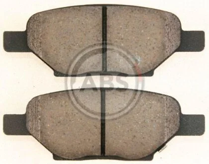 Комплект гальмівних накладок, дискове гальмо A.B.S. 38438