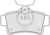 Комплект гальмівних накладок, дискове гальмо A.B.S. 38627 (фото 1)