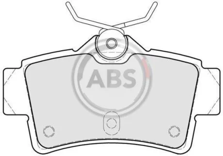 Комплект гальмівних накладок, дискове гальмо A.B.S. 38627