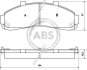 Комплект гальмівних накладок, дискове гальмо A.B.S. 38652 (фото 1)