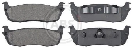 Колодки гальмівні дискові, комплект A.B.S. 38711