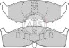 Комплект гальмівних накладок, дискове гальмо A.B.S. 38730 (фото 1)