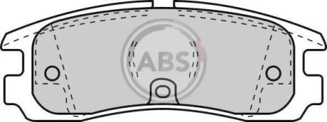 Комплект гальмівних накладок, дискове гальмо A.B.S. 38754