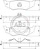 Комплект гальмівних накладок, дискове гальмо A.B.S. 38782 (фото 1)