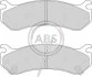 Комплект гальмівних накладок, дискове гальмо A.B.S. 38785 (фото 1)