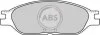 Комплект гальмівних накладок, дискове гальмо A.B.S. 38803 (фото 1)