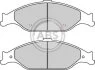 Комплект гальмівних накладок, дискове гальмо A.B.S. 38804 (фото 1)
