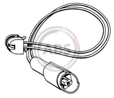 Конт. попер. сигналу, знос гальм. накл. A.B.S. 39502