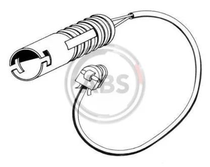 Конт. попер. сигналу, знос гальм. накл. A.B.S. 39528