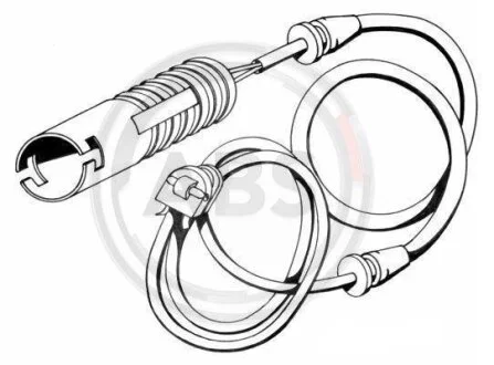 Конт. попер. сигналу, знос гальм. накл. A.B.S. 39529