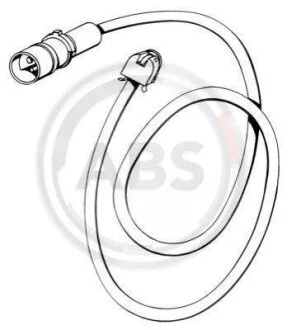 Конт. попер. сигналу, знос гальм. накл. A.B.S. 39538