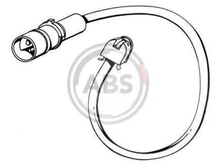 Конт. попер. сигналу, знос гальм. накл. A.B.S. 39539