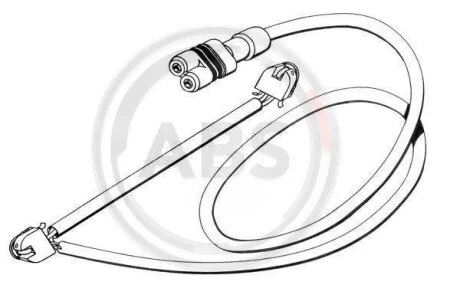 Конт. попер. сигналу, знос гальм. накл. A.B.S. 39546