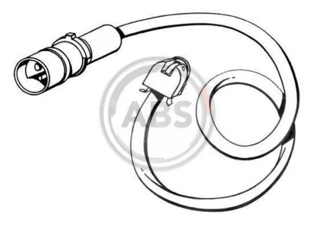 Сигнализатор, износ тормозных колодок A.B.S. 39554