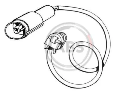 Конт. попер. сигналу, знос гальм. накл. A.B.S. 39564