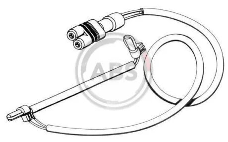 Сигнализатор, износ тормозных колодок A.B.S. 39577
