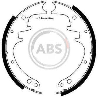 Комплект тормозных колодок A.B.S. 40267
