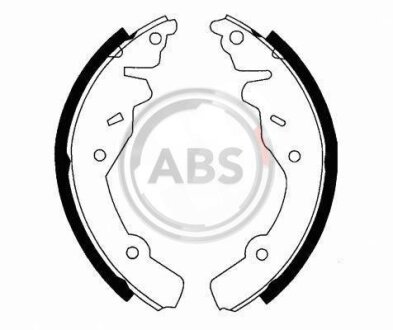 Комплект гальмівних колодок A.B.S. 40520