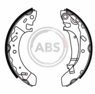 Комплект гальмівних колодок A.B.S. 40716