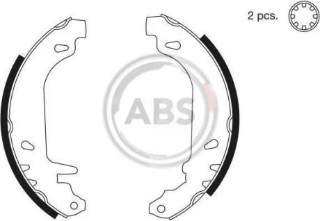 Гальмівні колодки зад. Clio/Rapid/Twingo (81-07) A.B.S. 8135
