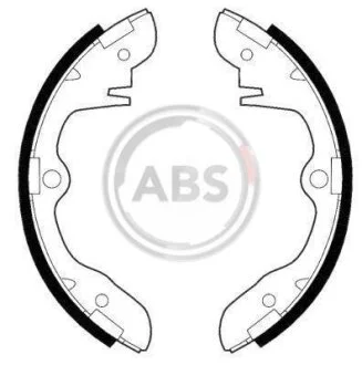 Комплект гальмівних колодок A.B.S. 8524