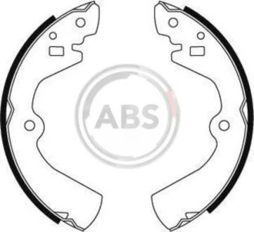 Гальмівні колодки барабанні зад. Hyundai Stellar// Nissan Bluebird, Primera, Sunny 1.6-2.0D 86-00 A.B.S. 8668