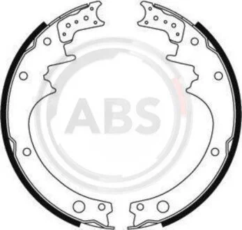 Комплект гальмівних колодок A.B.S. 8669