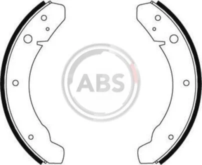 Комплект гальмівних колодок A.B.S. 8720