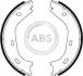 Комплект тормозных колодок, стояночная тормозная система A.B.S. 8728 (фото 1)