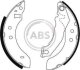 Колодки тормозные задние FORD ESCORT 1981-1990 ABS A.B.S. 8793 (фото 1)