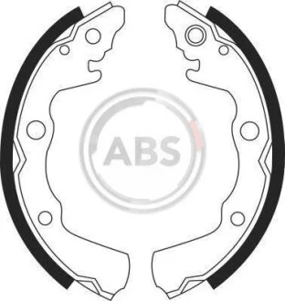 Комплект тормозных колодок A.B.S. 8840