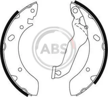 Гальмівні колодки зад. Hyundai Lantra 90-00/Coupe 96-02 (Mando) A.B.S. 8899