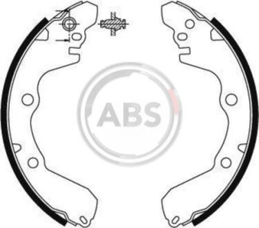 Комплект тормозных колодок A.B.S. 8904