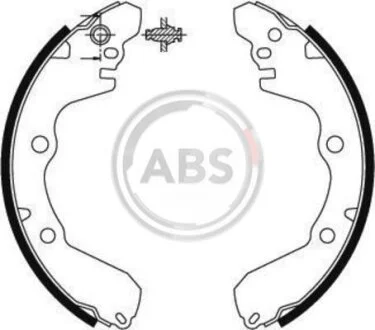 Комплект гальмівних колодок A.B.S. 8904