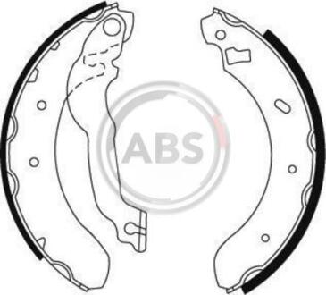 Колодка торм. барабан. FORD ESCORT задн. (ABS) A.B.S. 8920