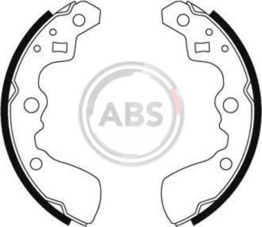 Комплект тормозных колодок A.B.S. 8926