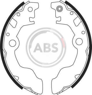 Комплект гальмівних колодок A.B.S. 8927