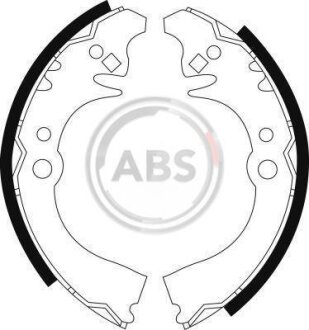 Комплект гальмівних колодок A.B.S. 8947