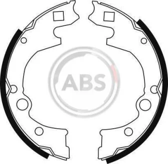 Комплект гальмівних колодок A.B.S. 8967